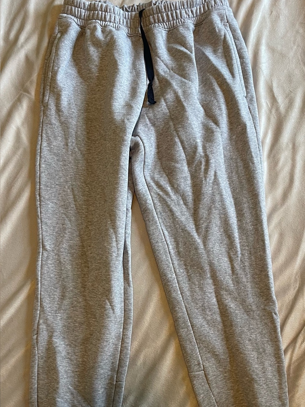 adidas Light Gray Athletic Joggers